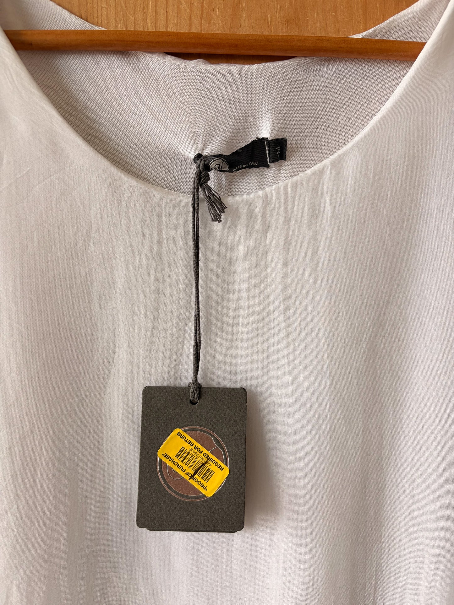 NWT White Poncho Top : M
