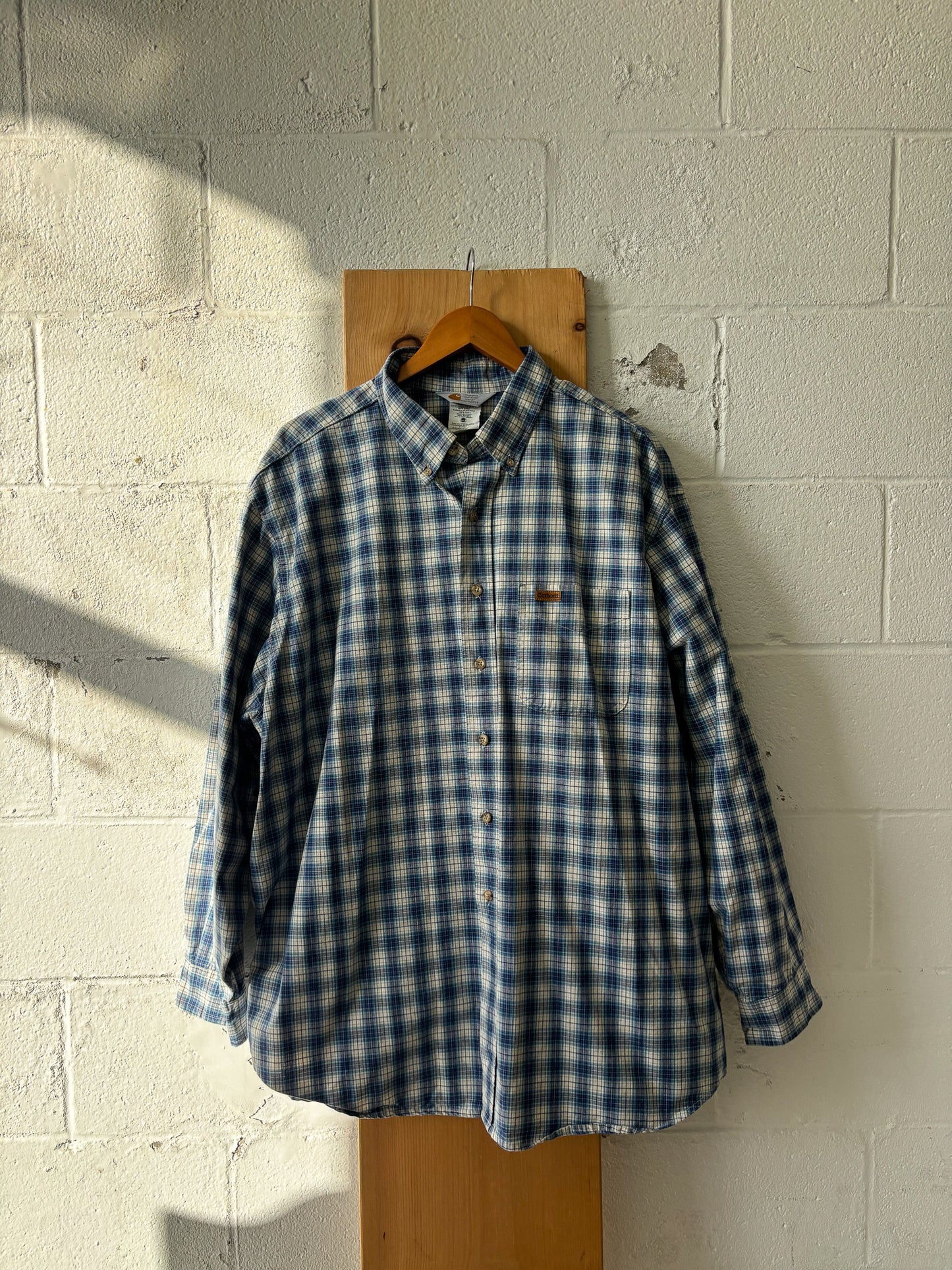 Plaid Carhartt Button Up : 2XL