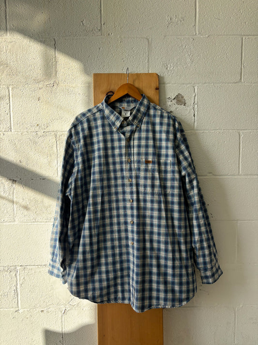 Plaid Carhartt Button Up : 2XL