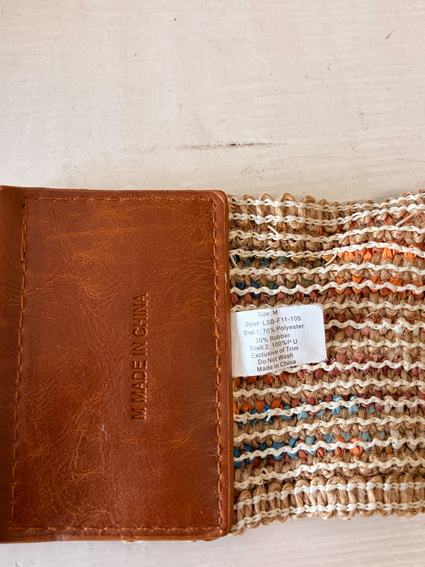 Stretchy Boho Woven Belt : M