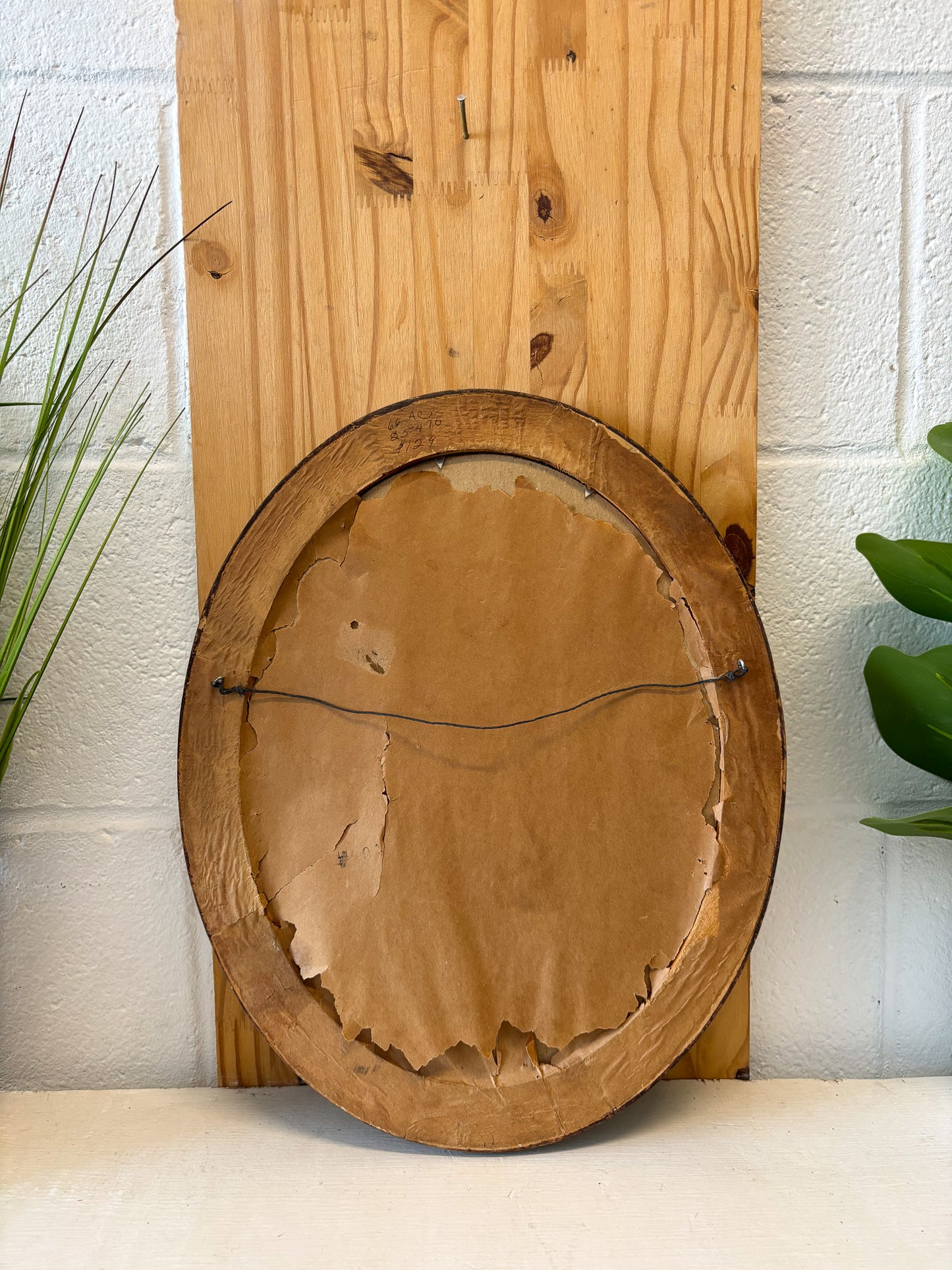 Vtg Pair of Oval La Mode Illustree Prints (Local Pick Up Only)