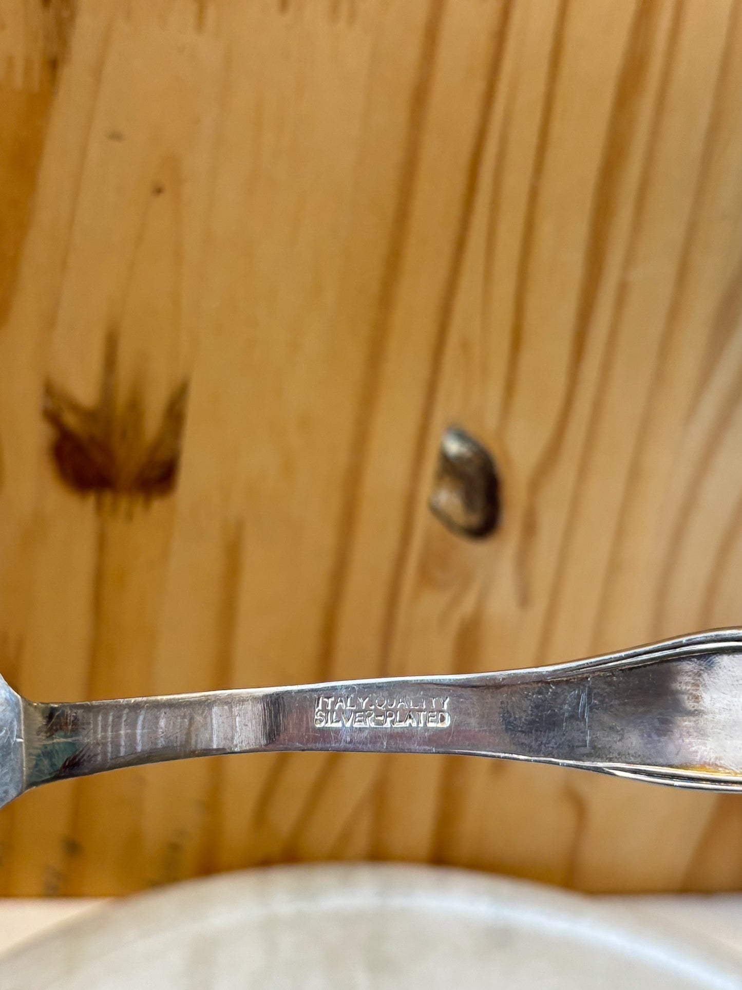 Vtg Platter & Silver Serving Utensil (Local Pick Up Only)