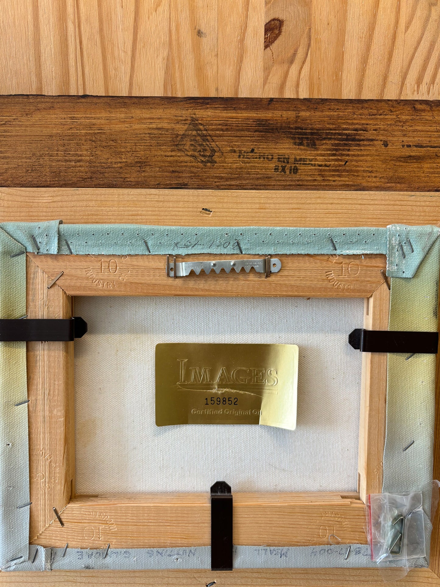 H. Hargrove Framed Service Station Painting Print (Local Pick Up Only)