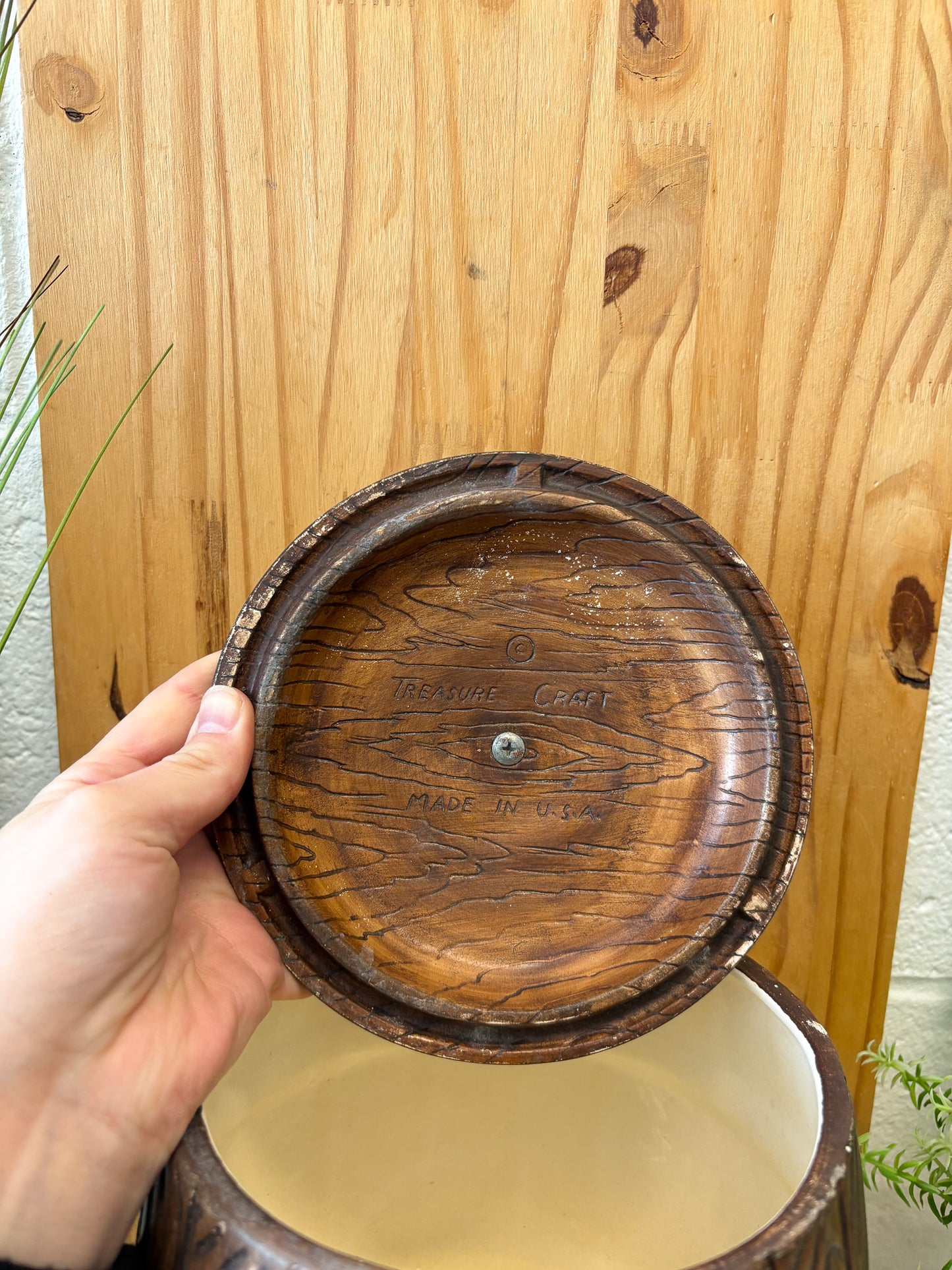 Vtg Treasure Craft Cookie Jar (Local Pick Up Only)
