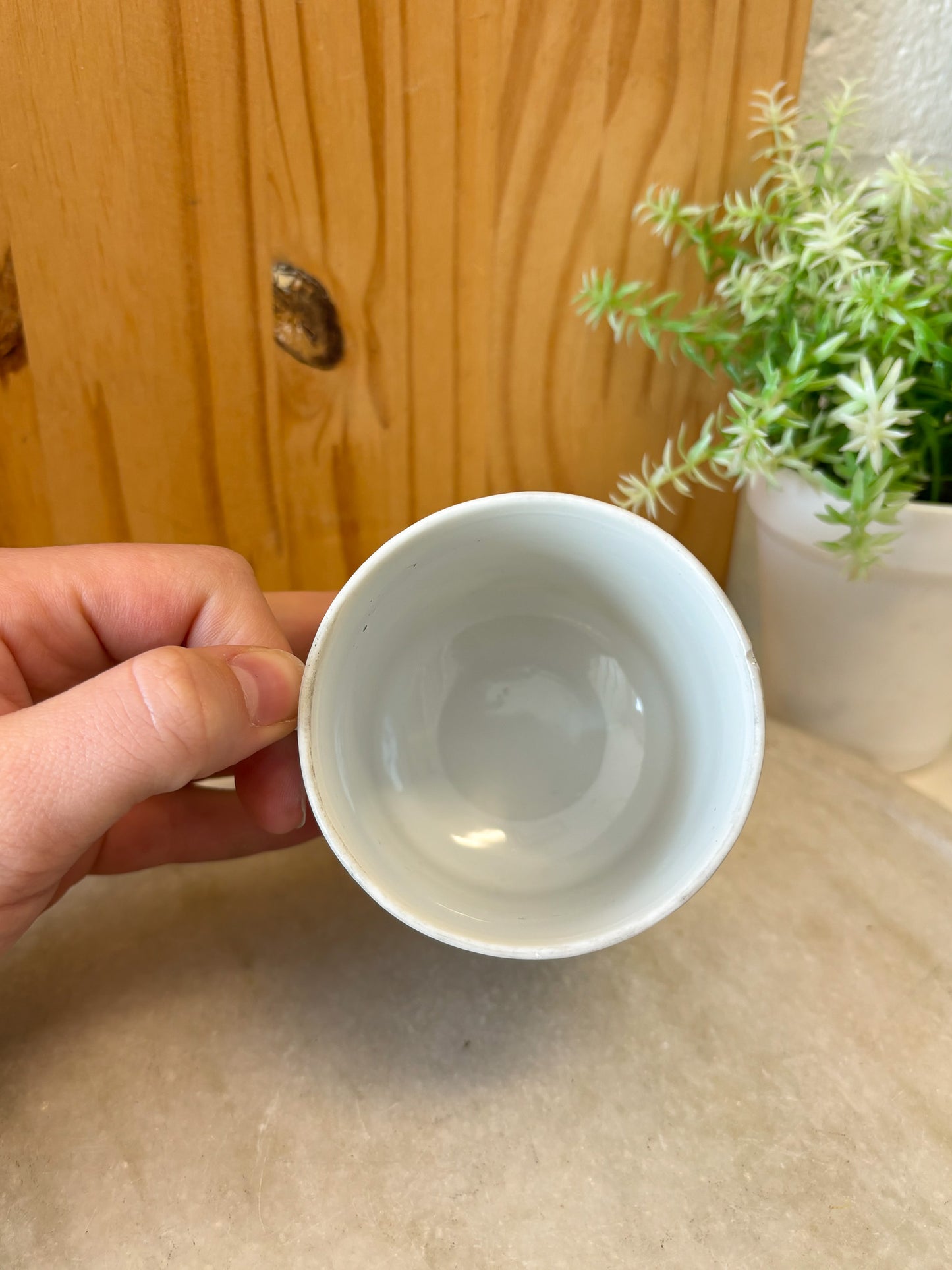 Vtg Floral Japan Pedestal Mug (Local Pick Up Only)