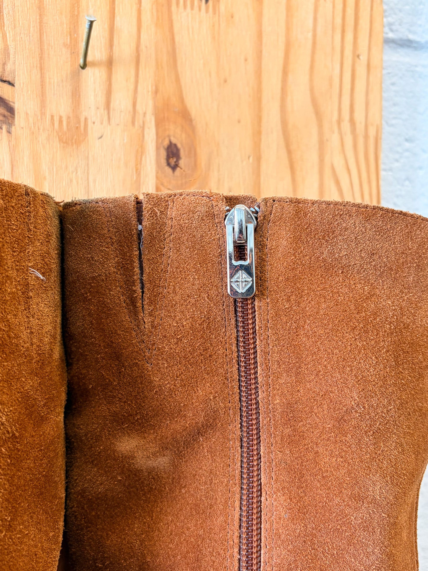 Antonio Melani Brown Suede Boots : Size 6.5 (Local Pick Up Only)