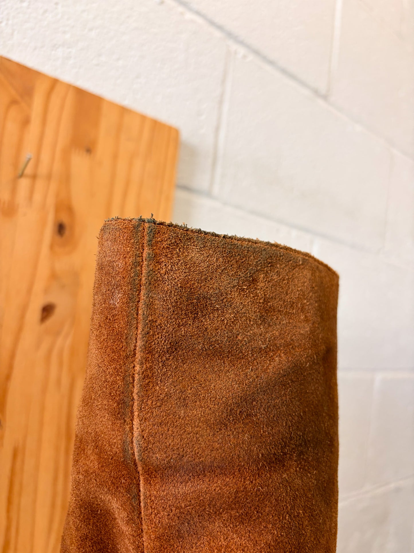 Antonio Melani Brown Suede Boots : Size 6.5 (Local Pick Up Only)
