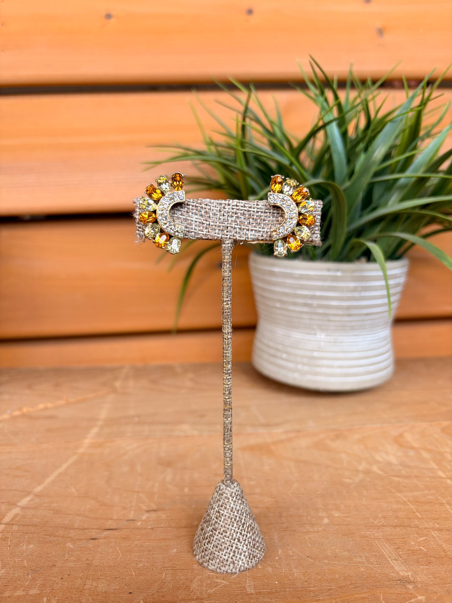 Vtg Wiesner Clip On Earrings