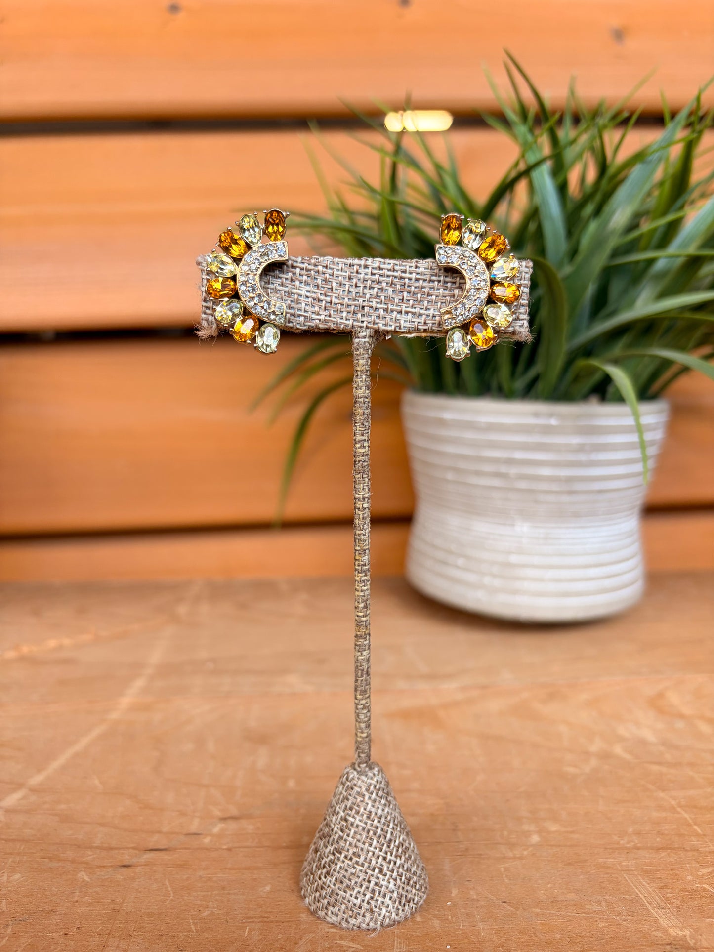 Vtg Wiesner Clip On Earrings