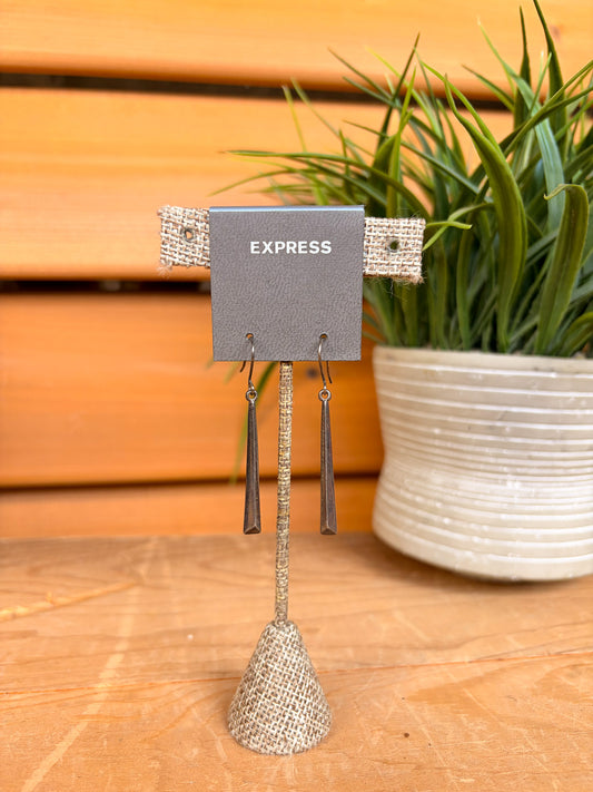 Express Silver Dangle Earrings