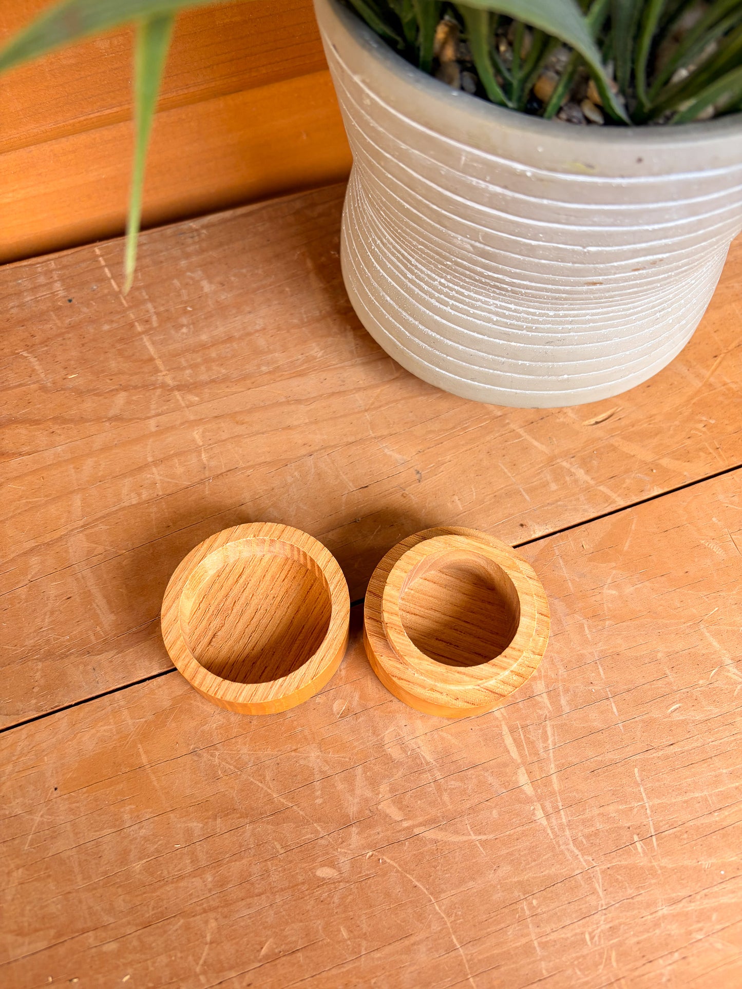 "My Favorite Rings" Wooden Ring Box