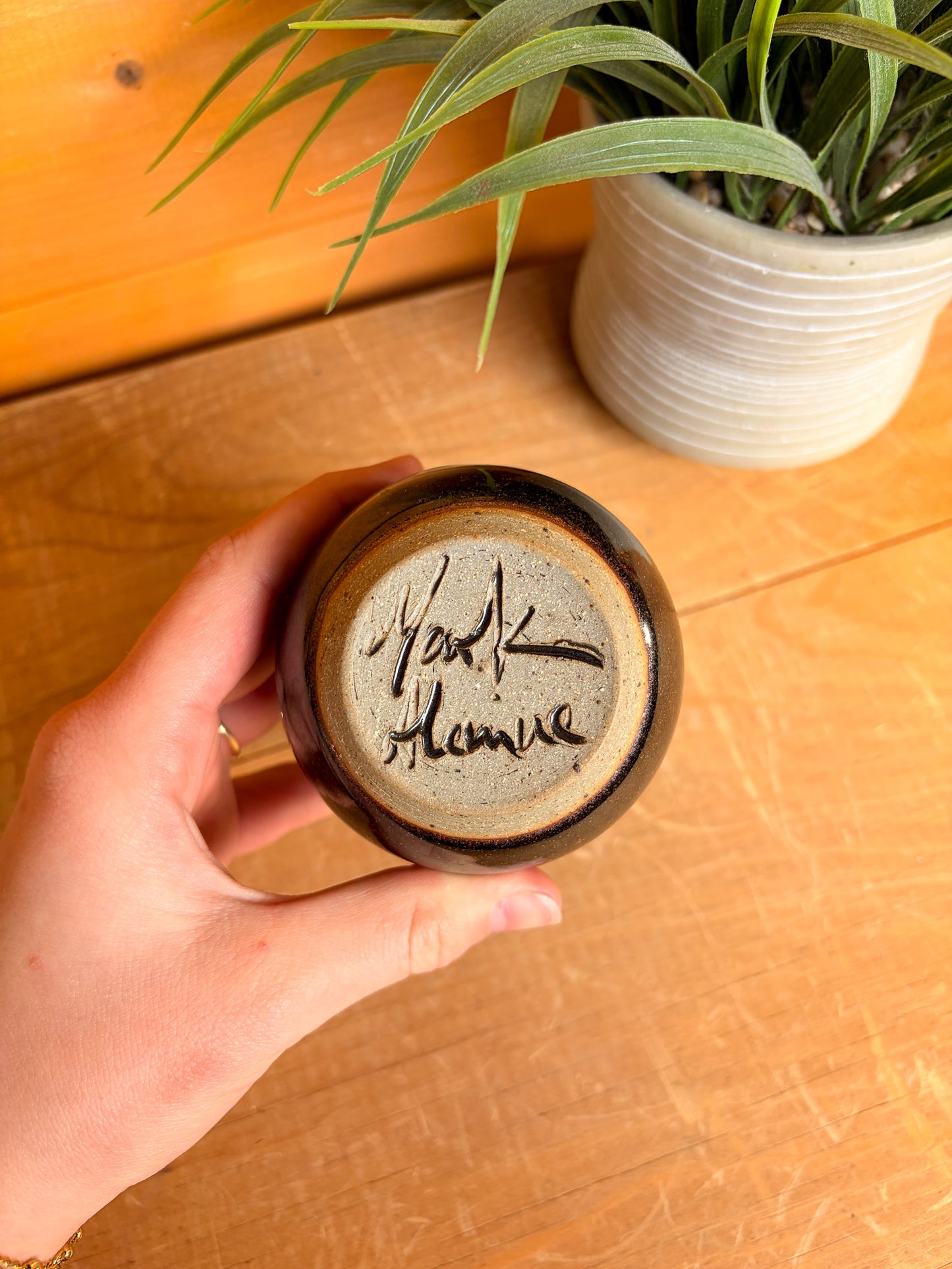 Little Hand Made Pottery Vase (Local Pick Up Only)