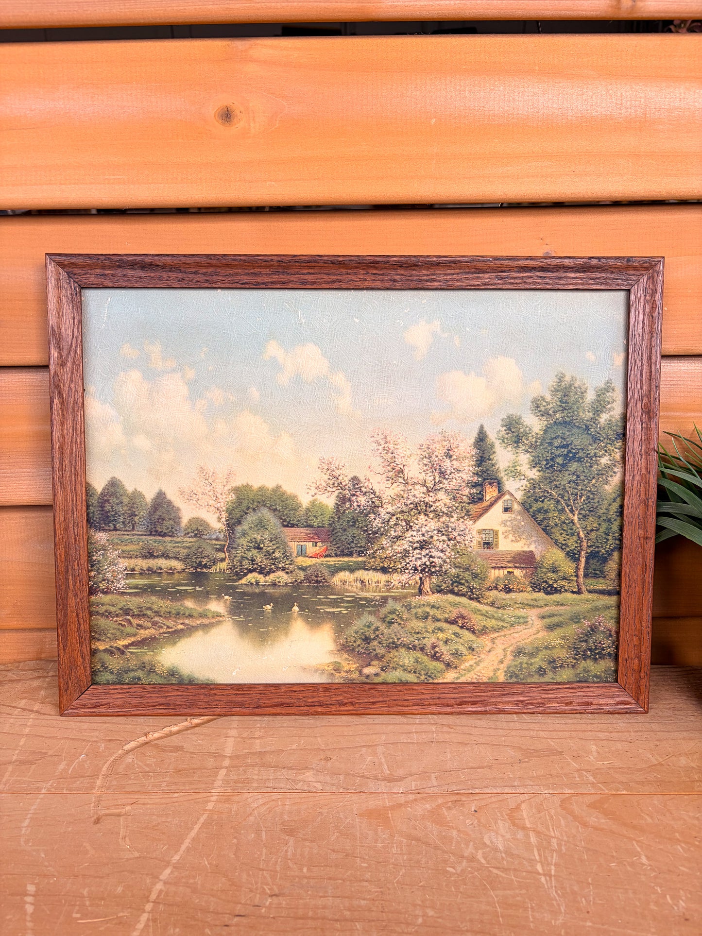 Vtg Framed Scenic Print (Local Pick Up Only)