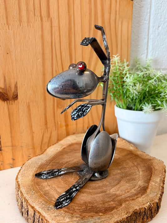Funky Metal Spoon Sculpture (Local Pick Up Only)