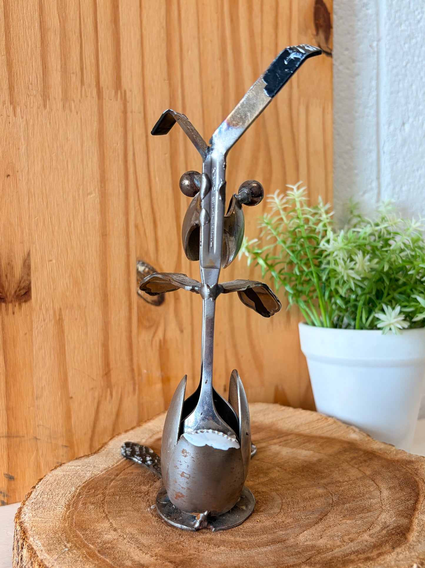 Funky Metal Spoon Sculpture (Local Pick Up Only)