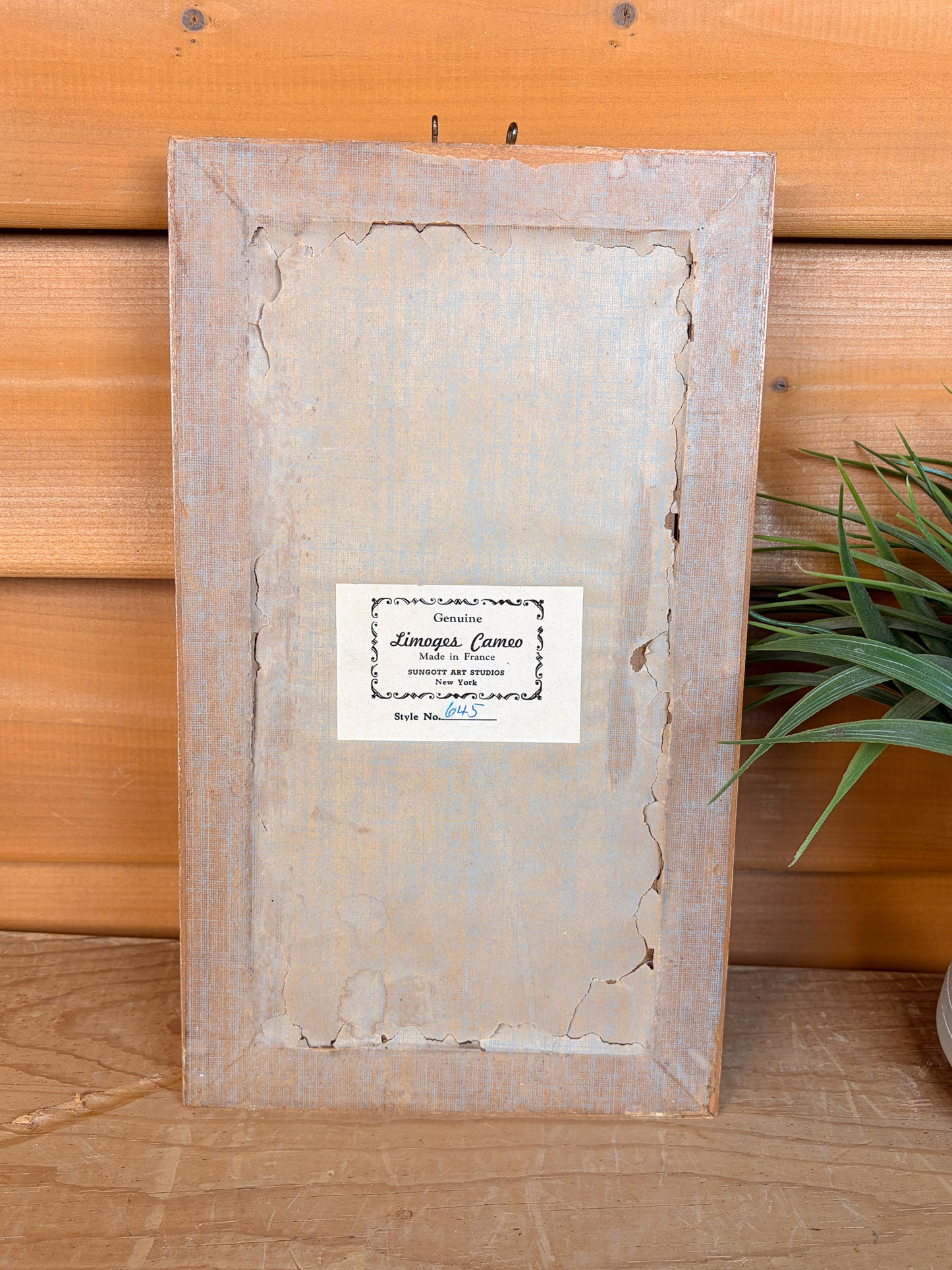 Vtg Genuine Lamoges Cameo (Local Pick Up Only)