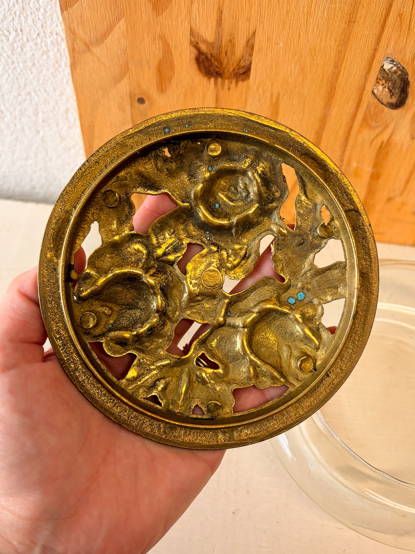 Vtg Glass Potpourri Jar (Local Pick Up Only)