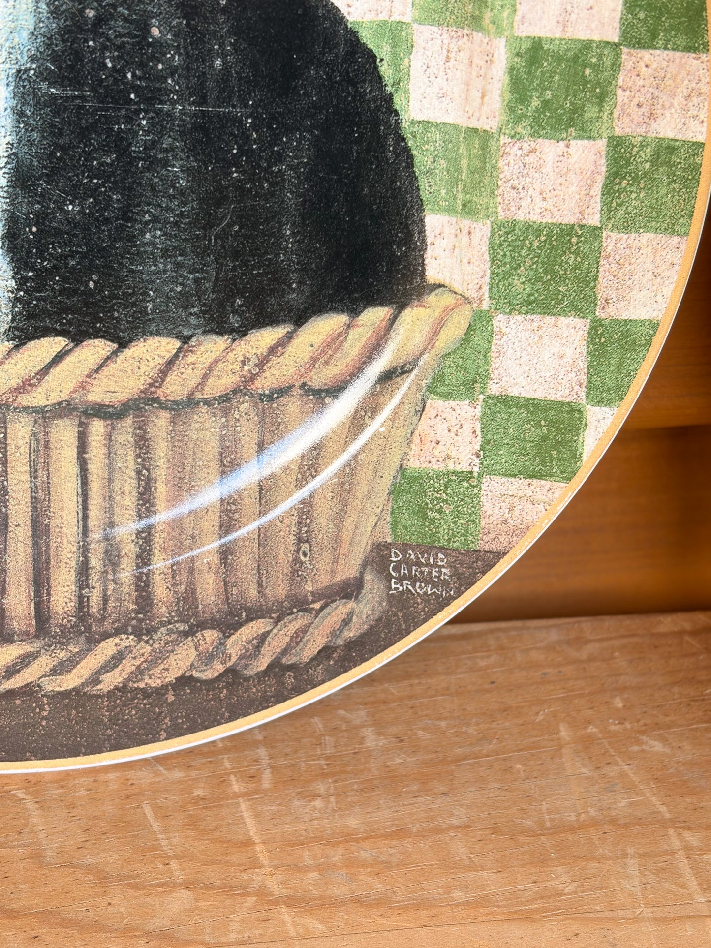 Vtg Pair of Oneida Country Kitties Plates (Local Pick Up Only)