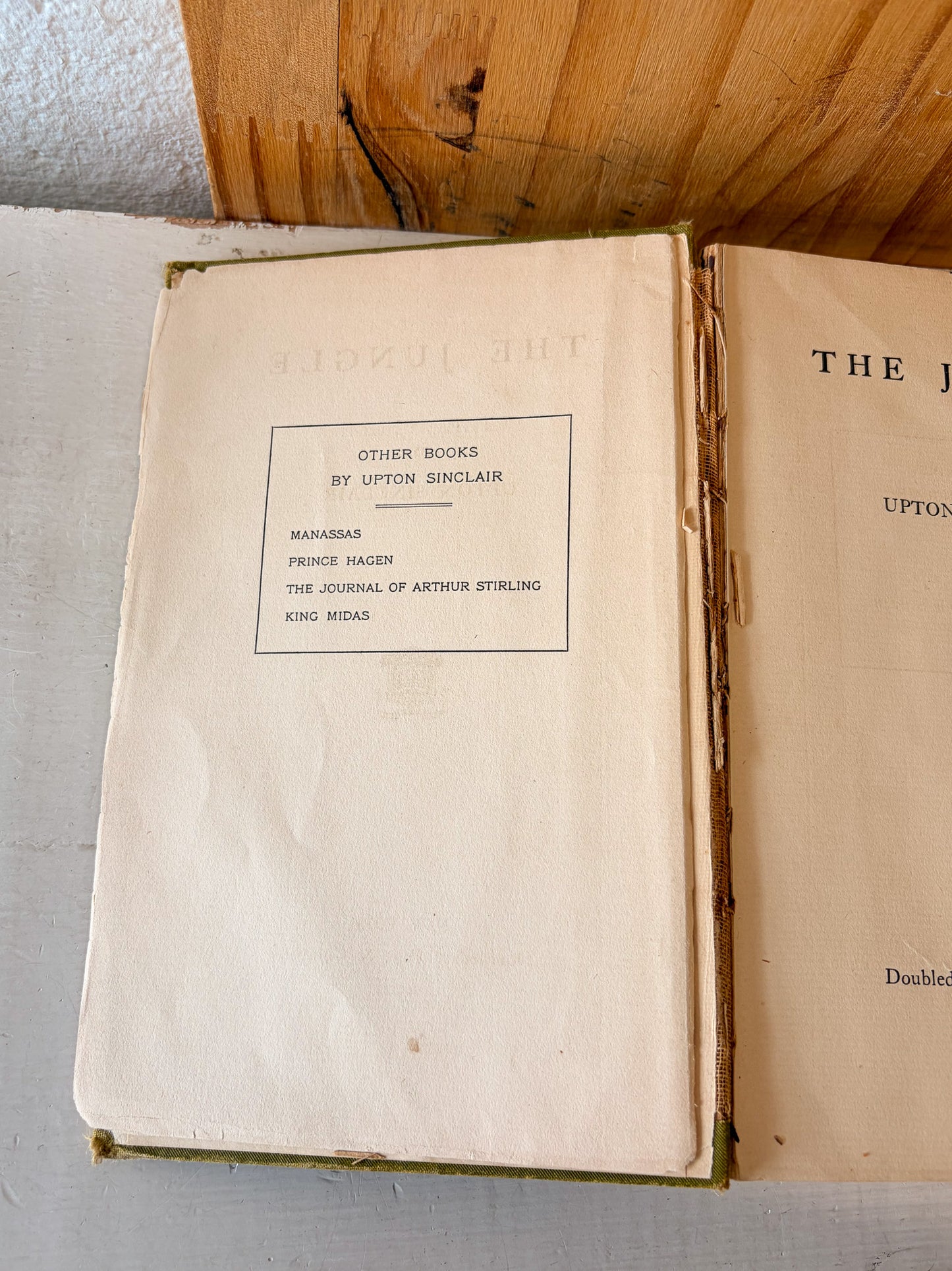 1906 The Jungle by Upton Sinclair