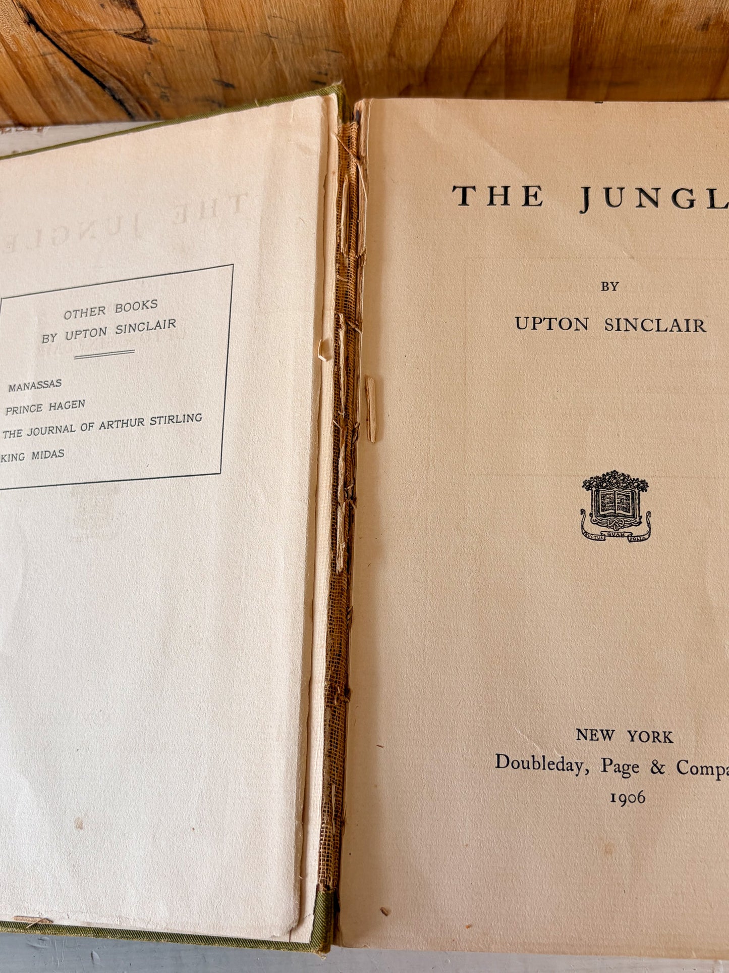1906 The Jungle by Upton Sinclair