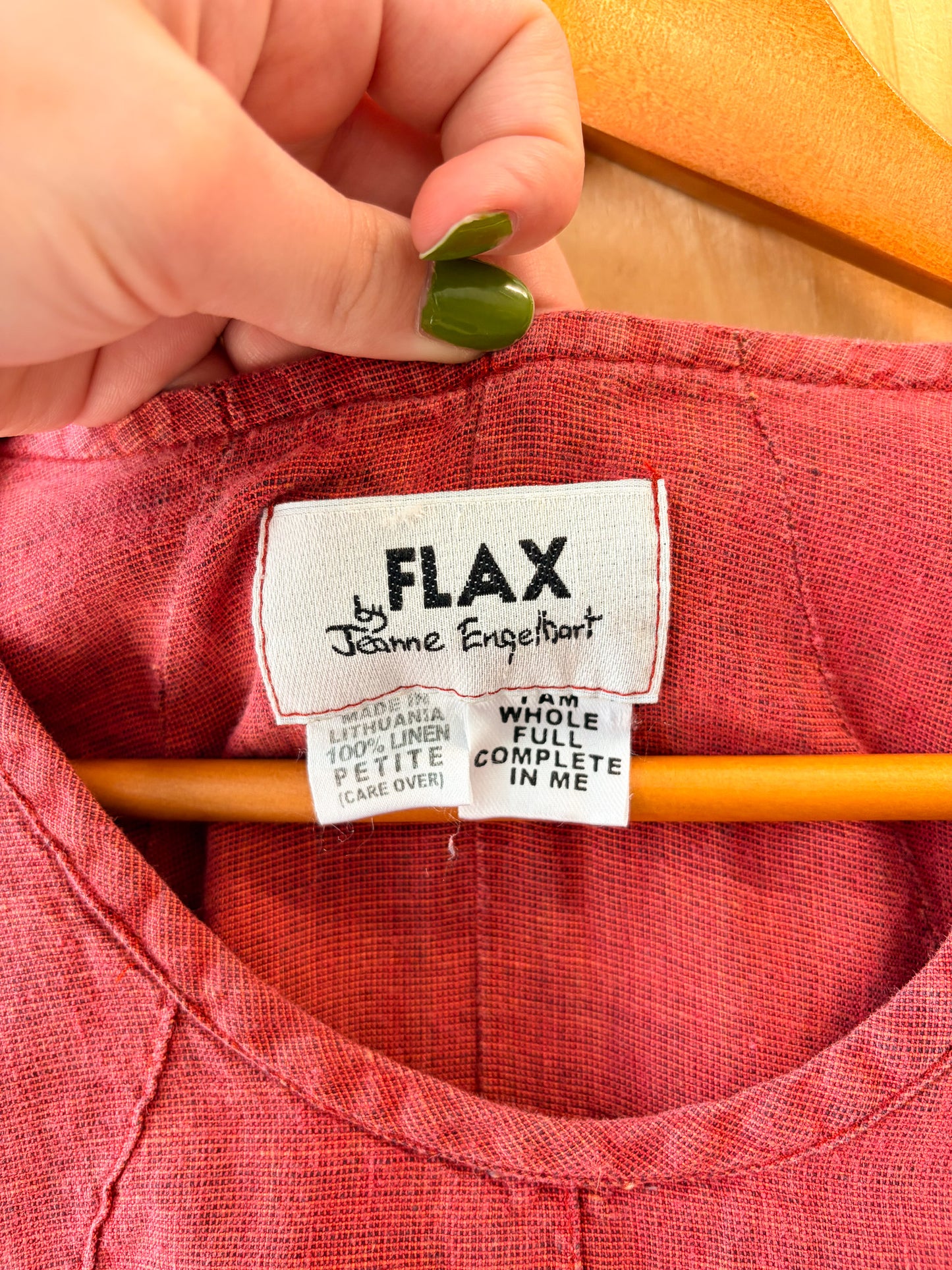 Flax Linen Long Sleeve Top : PM