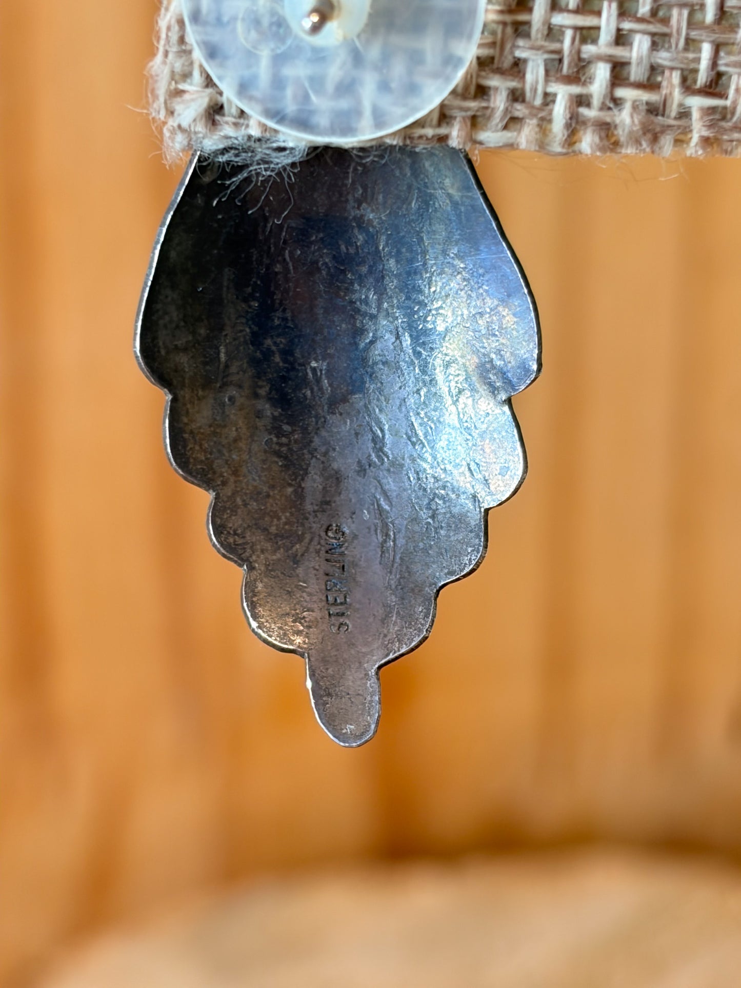 Sterling Feathered Wing Earrings