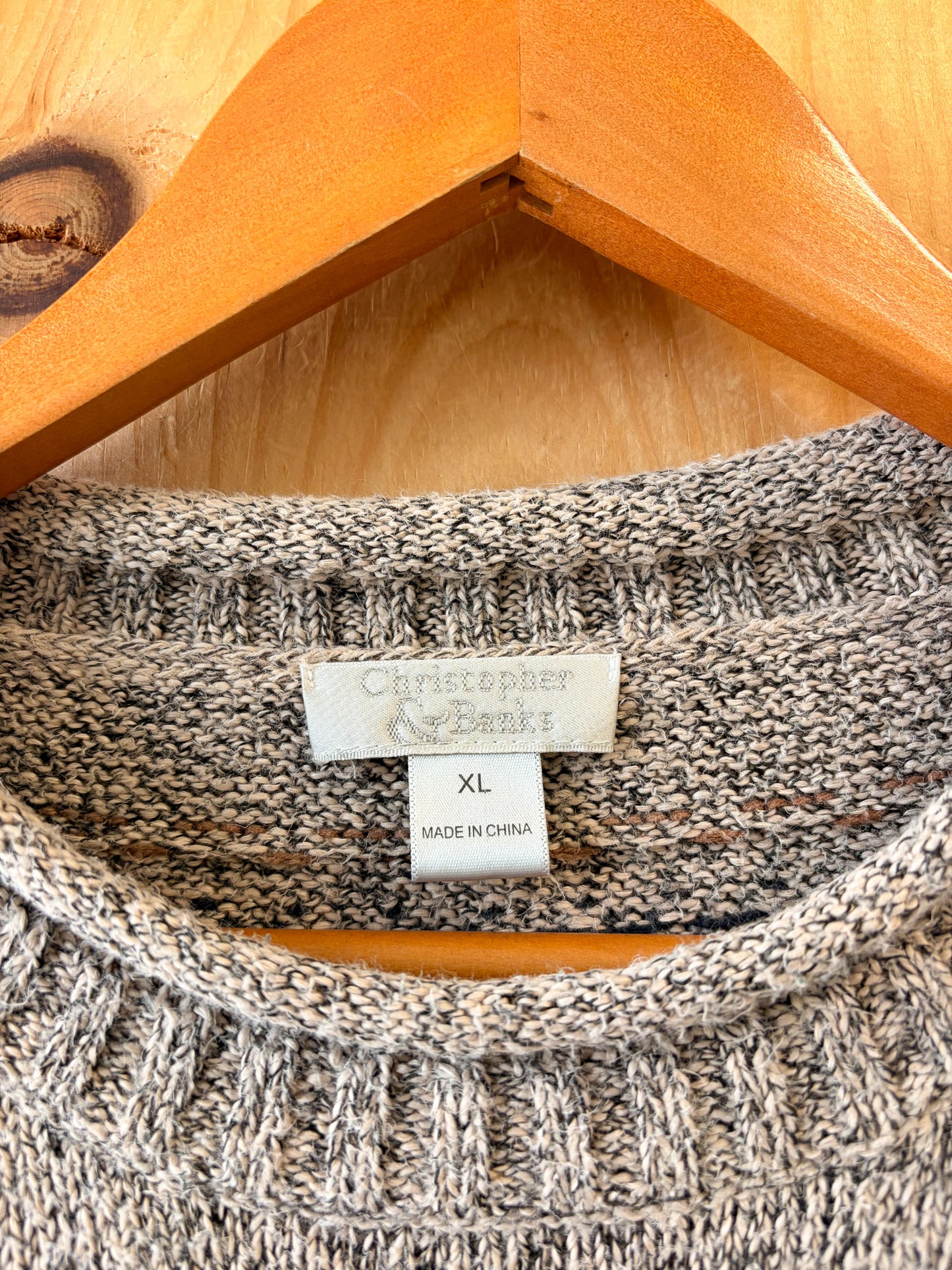 Horse Patterned Sweater : XL