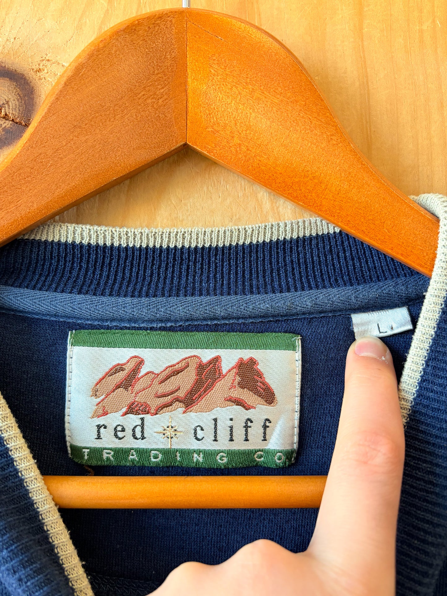 Vtg Embroidered Scotland Golf Crewneck : L