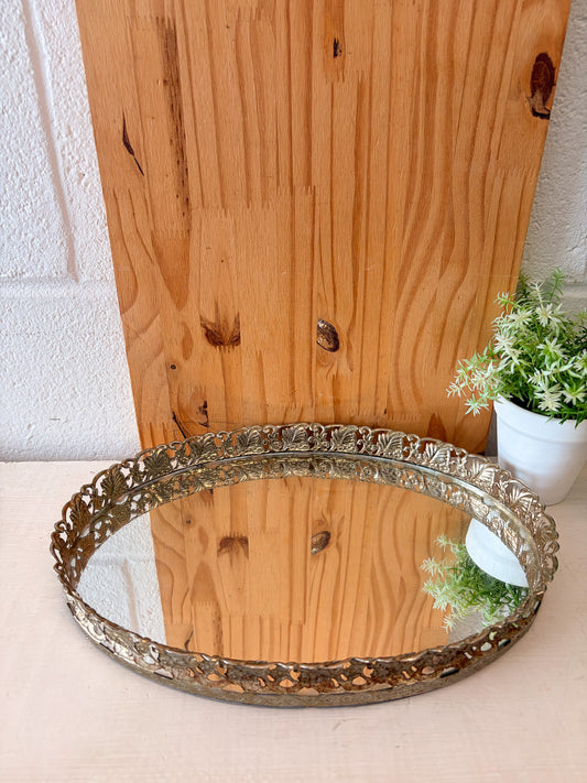 Vtg Mirror Vanity Tray (Local Pick Up Only)