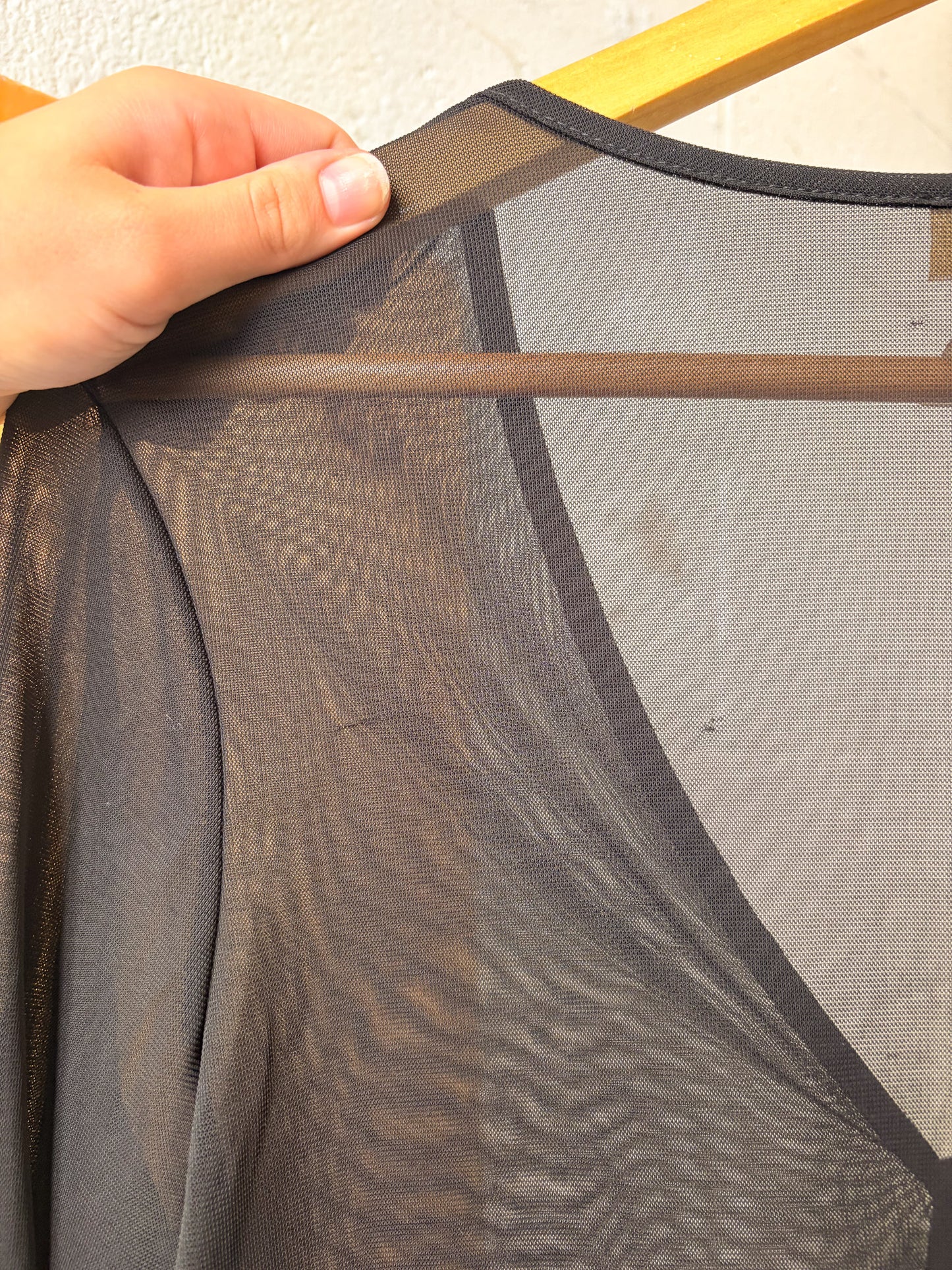 Vtg Mesh Cardigan : M