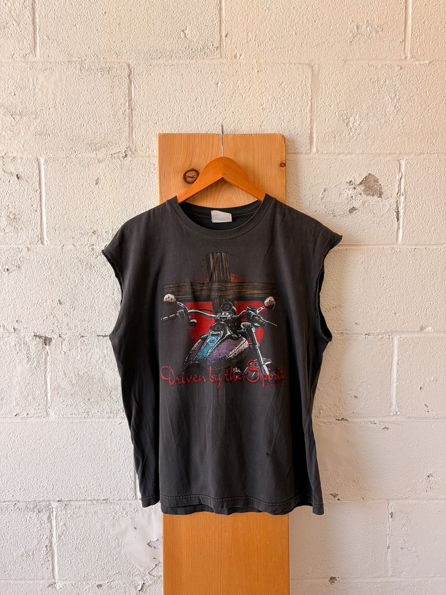 Vtg Driven by the Spirit Muscle Tee : L