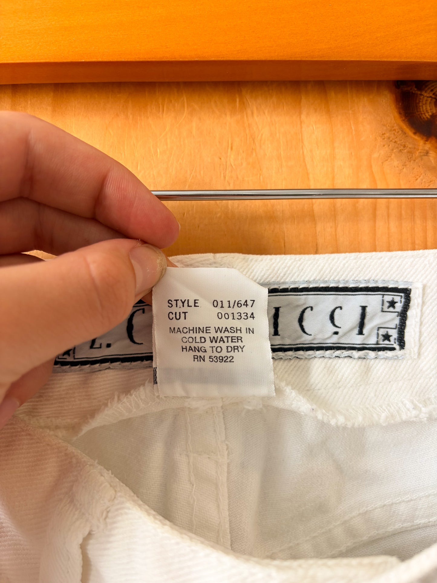 White Denim Shorts : 29