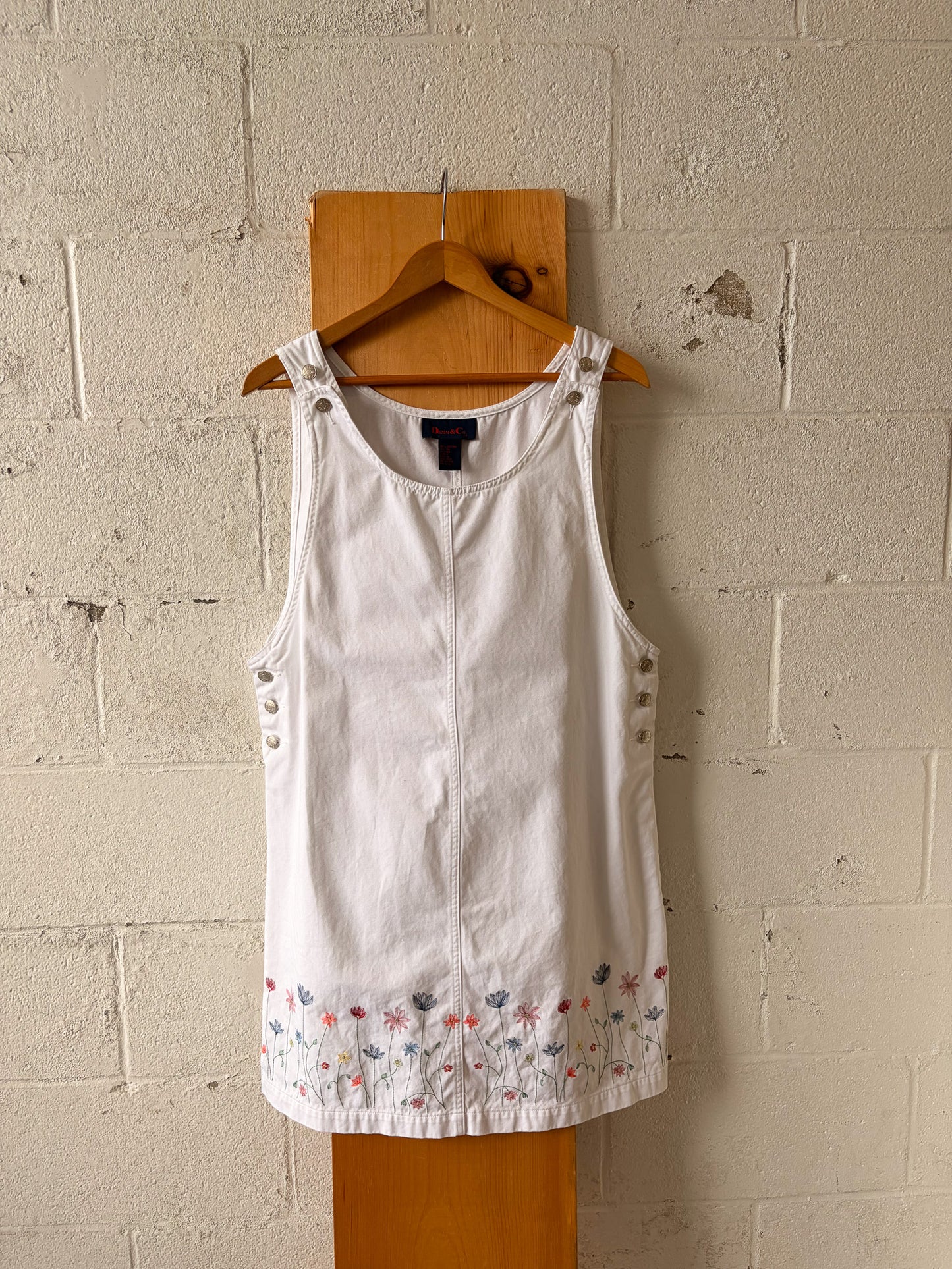White Floral Jumper : M