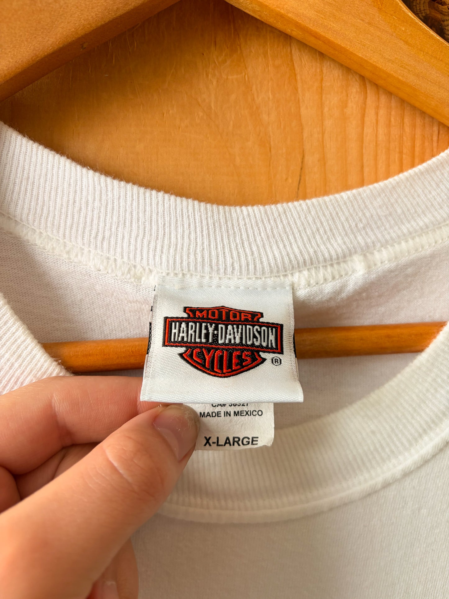 White Harley Tank : XL