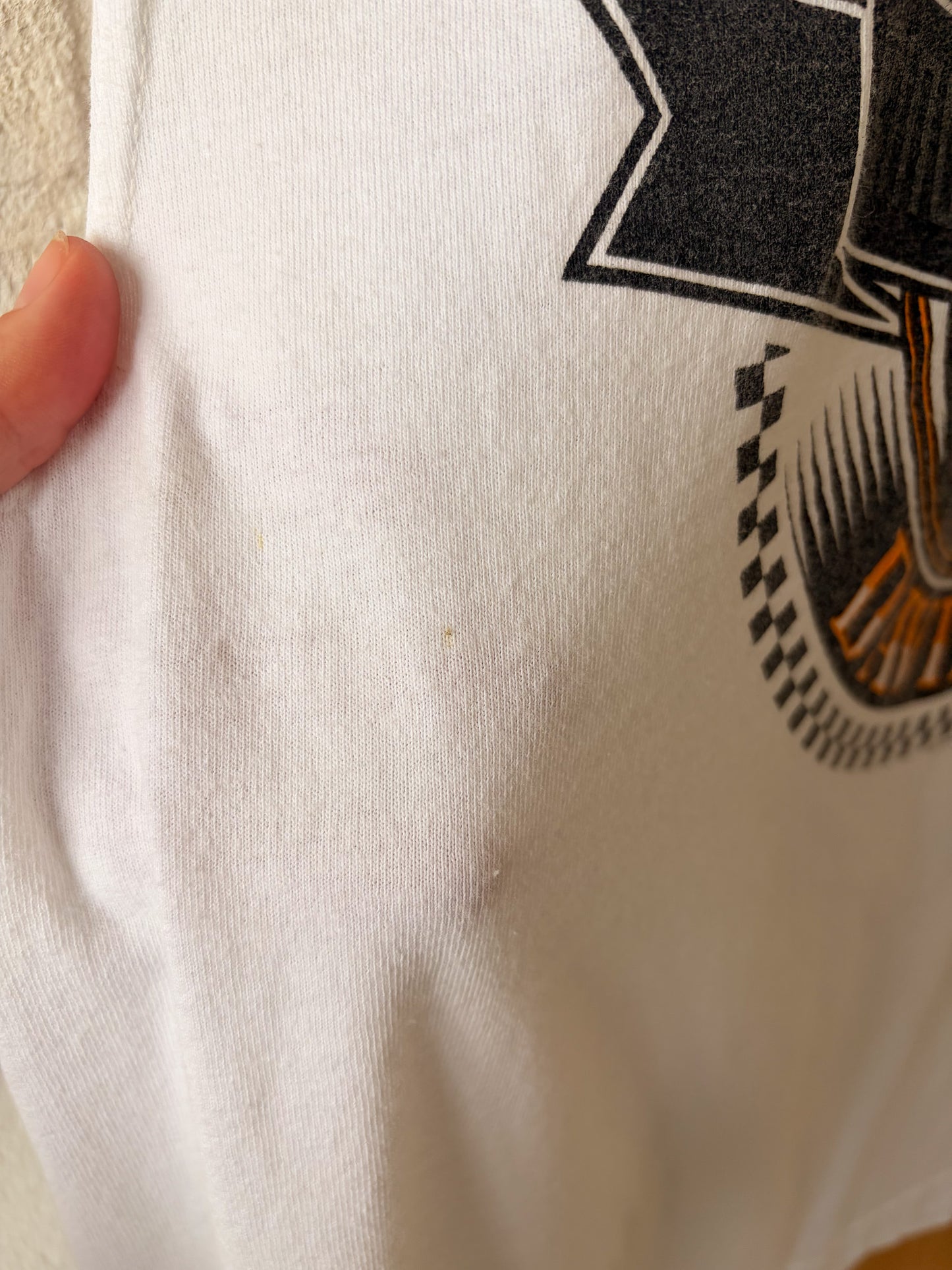 White Harley Tank : XL