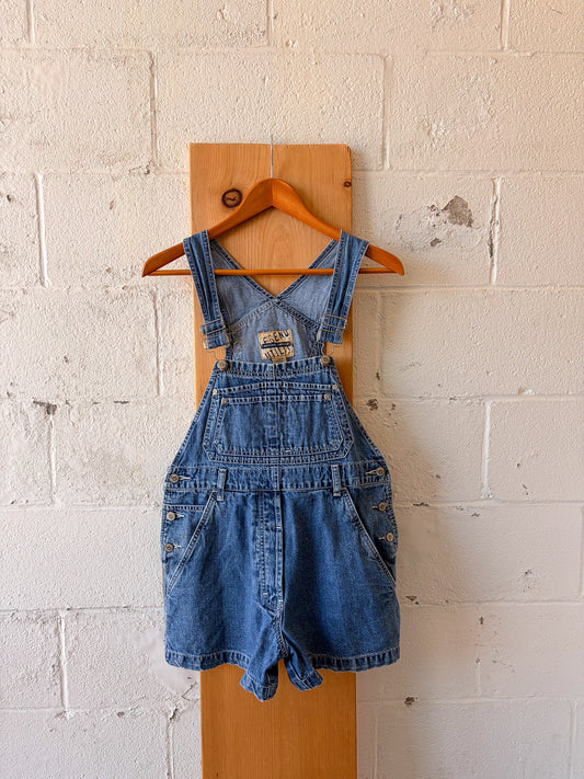 Vtg Denim Shortalls : S