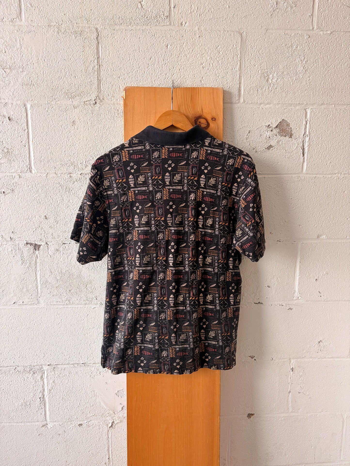 Vtg Patterned Polo : M