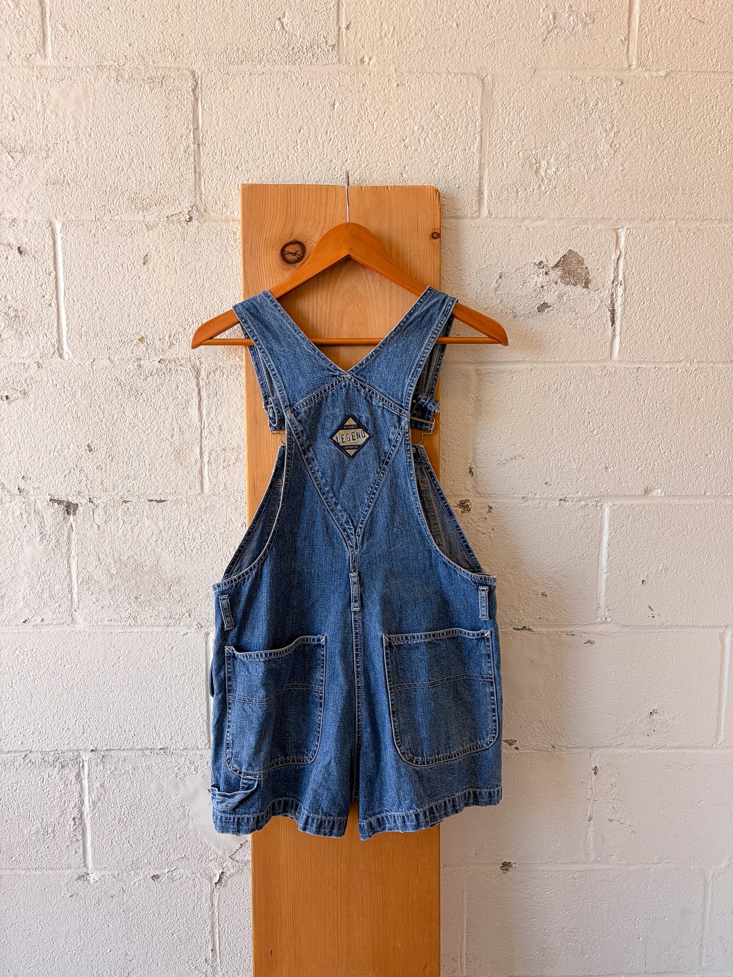 Vtg Denim Shortalls : S