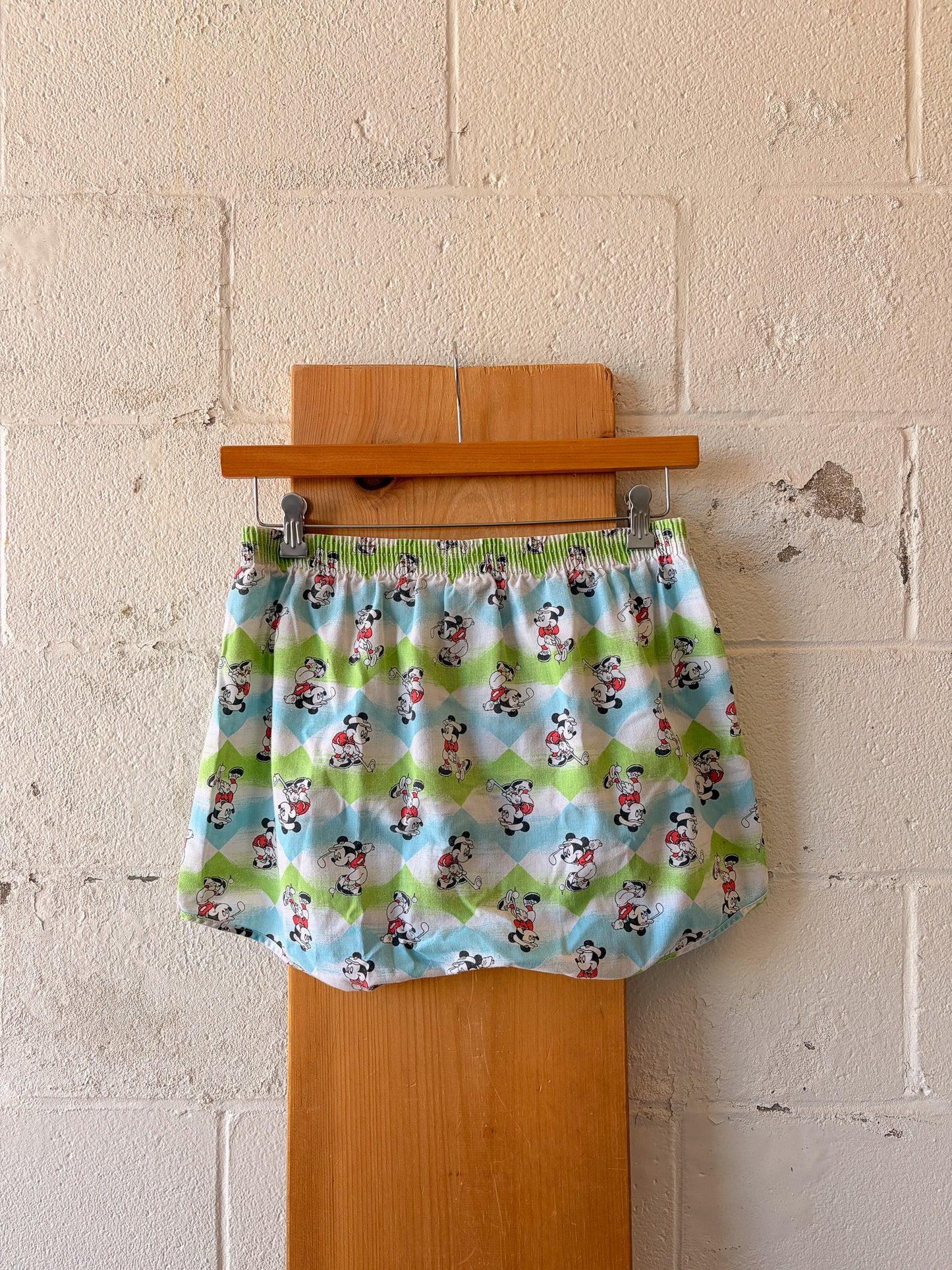 Vtg Mickey Golf Boxer Shorts : M
