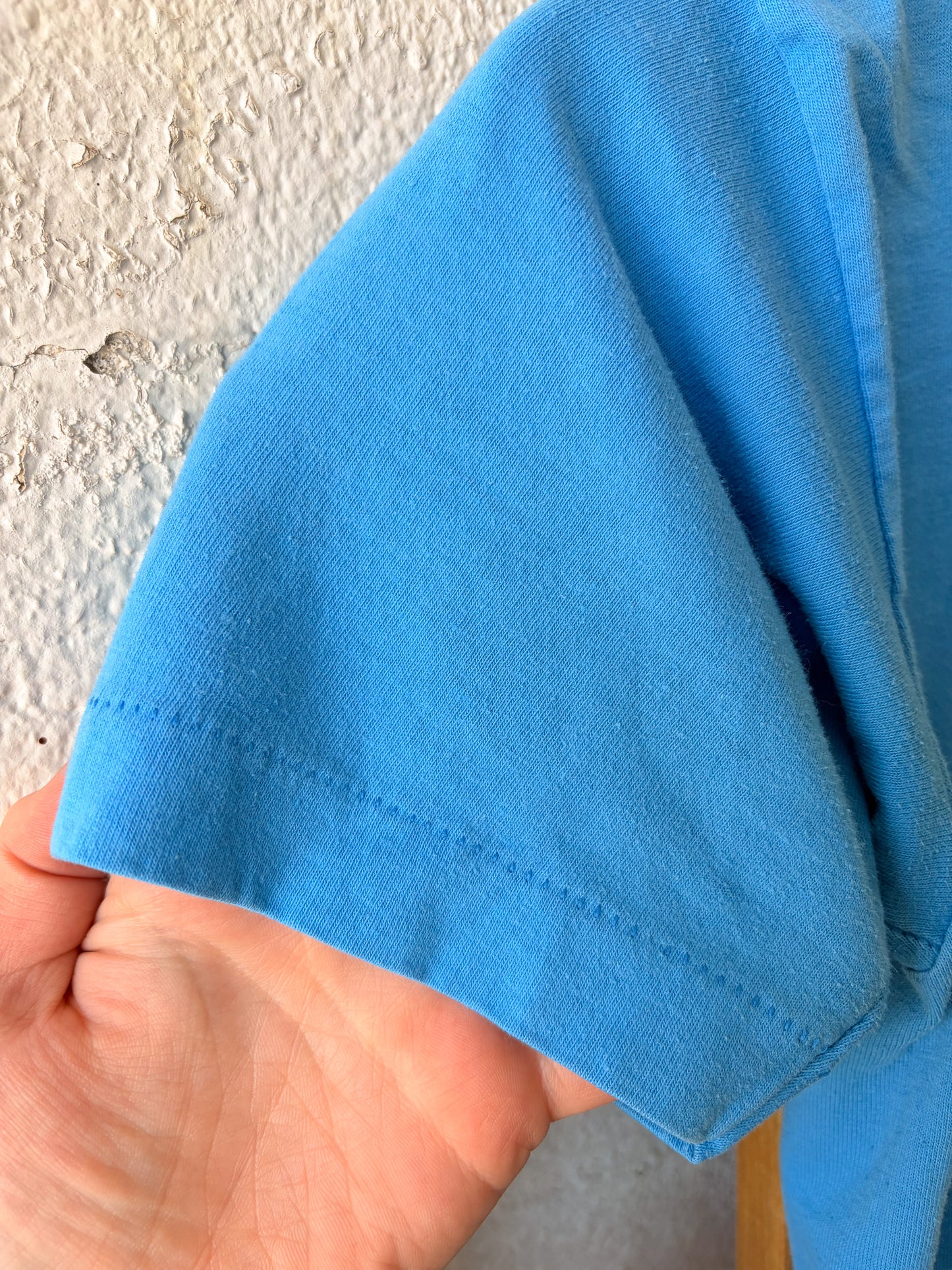 80s Blue Disney World Tee : S