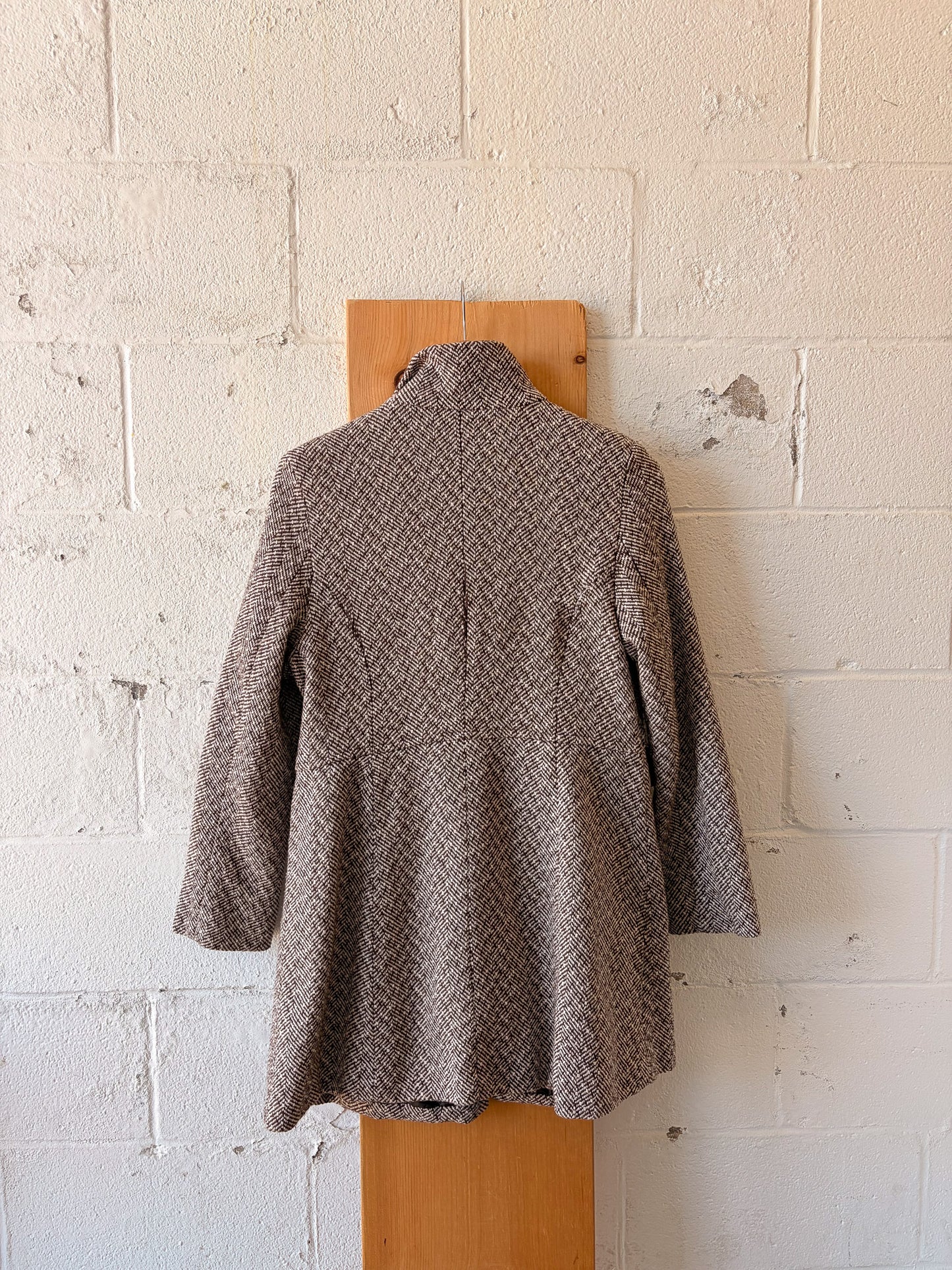 Last Kiss Tweed Peacoat : M