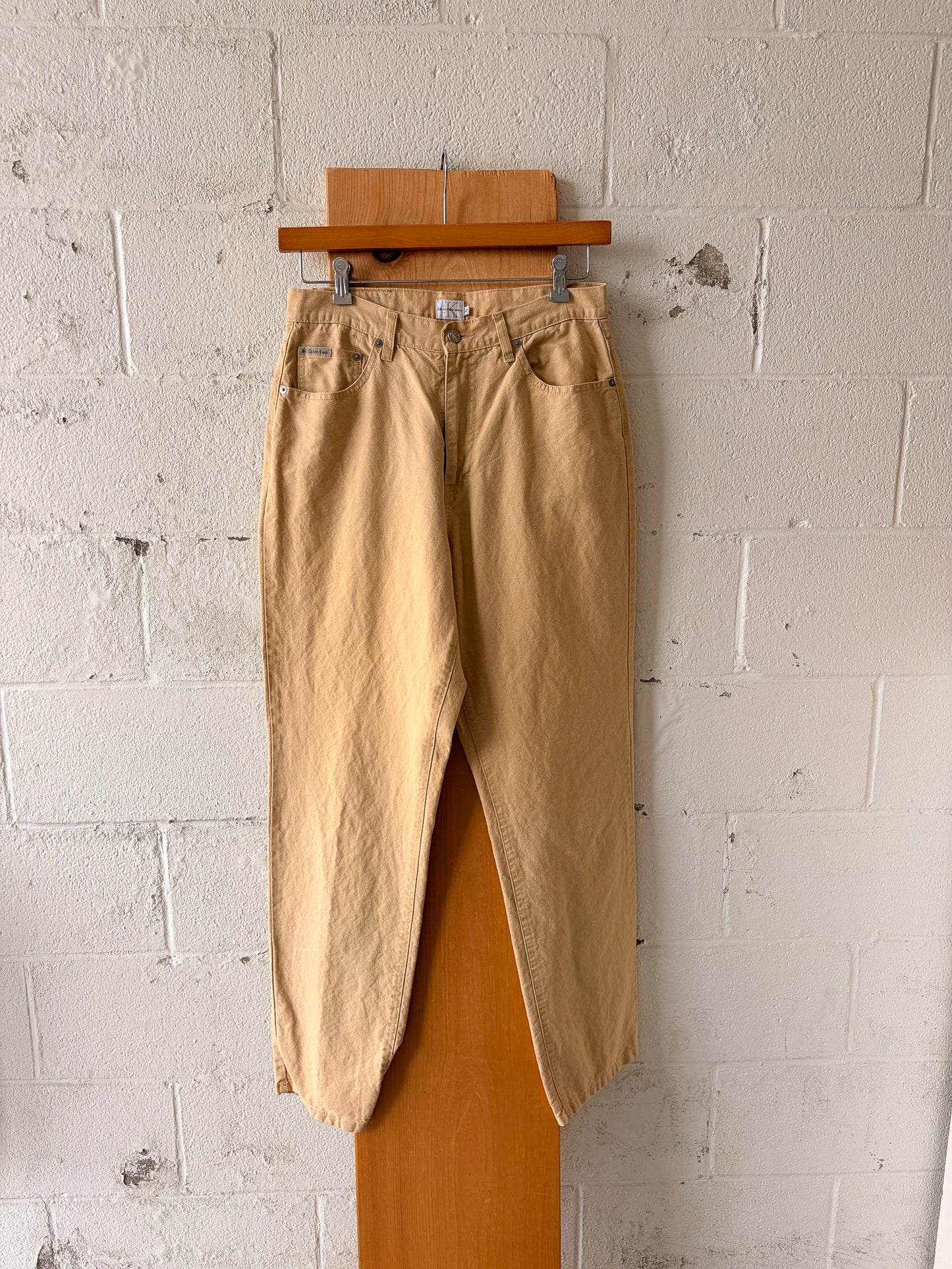 Vtg Tan Calvin Klein Pants : 12