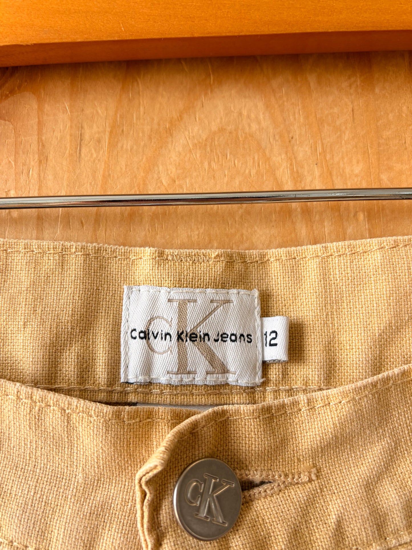 Vtg Tan Calvin Klein Pants : 12