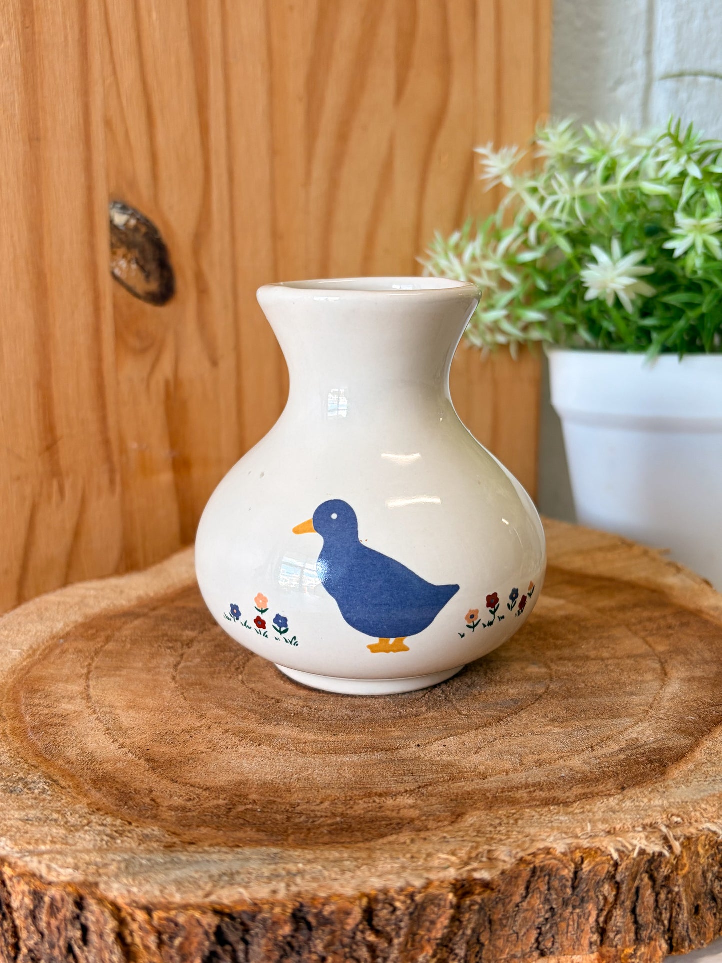 Little Painted Bird Vase