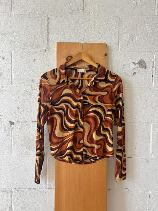 Altar'd State Mesh Top : M