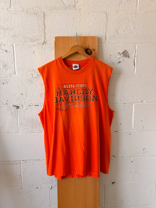 Orange Harley Tank : XL