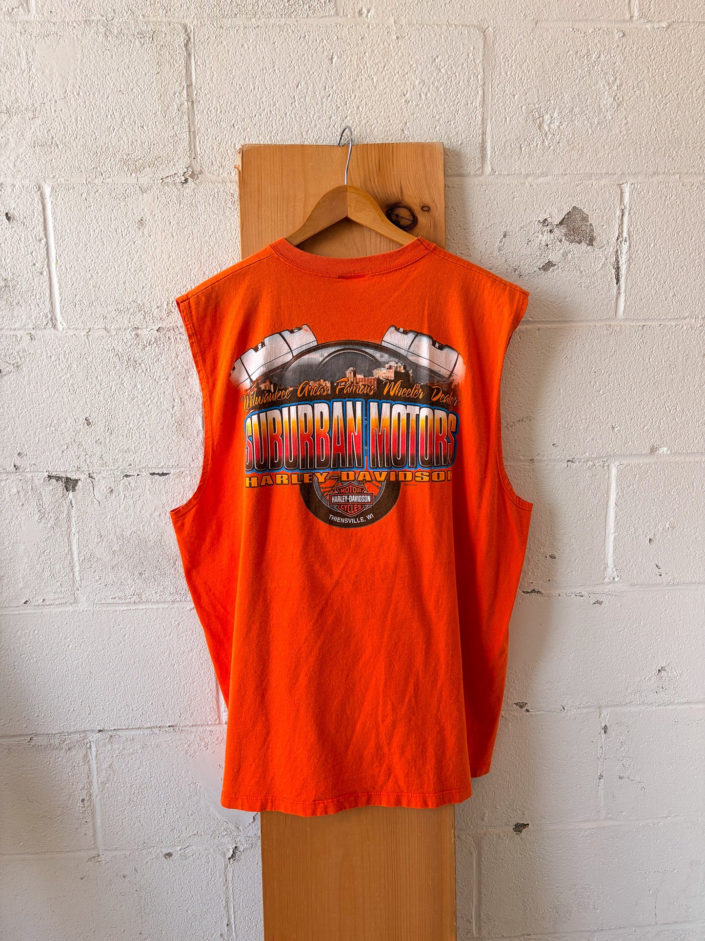 Orange Harley Tank : XL
