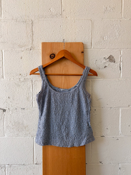 Vtg Textured Lilac Tank : M