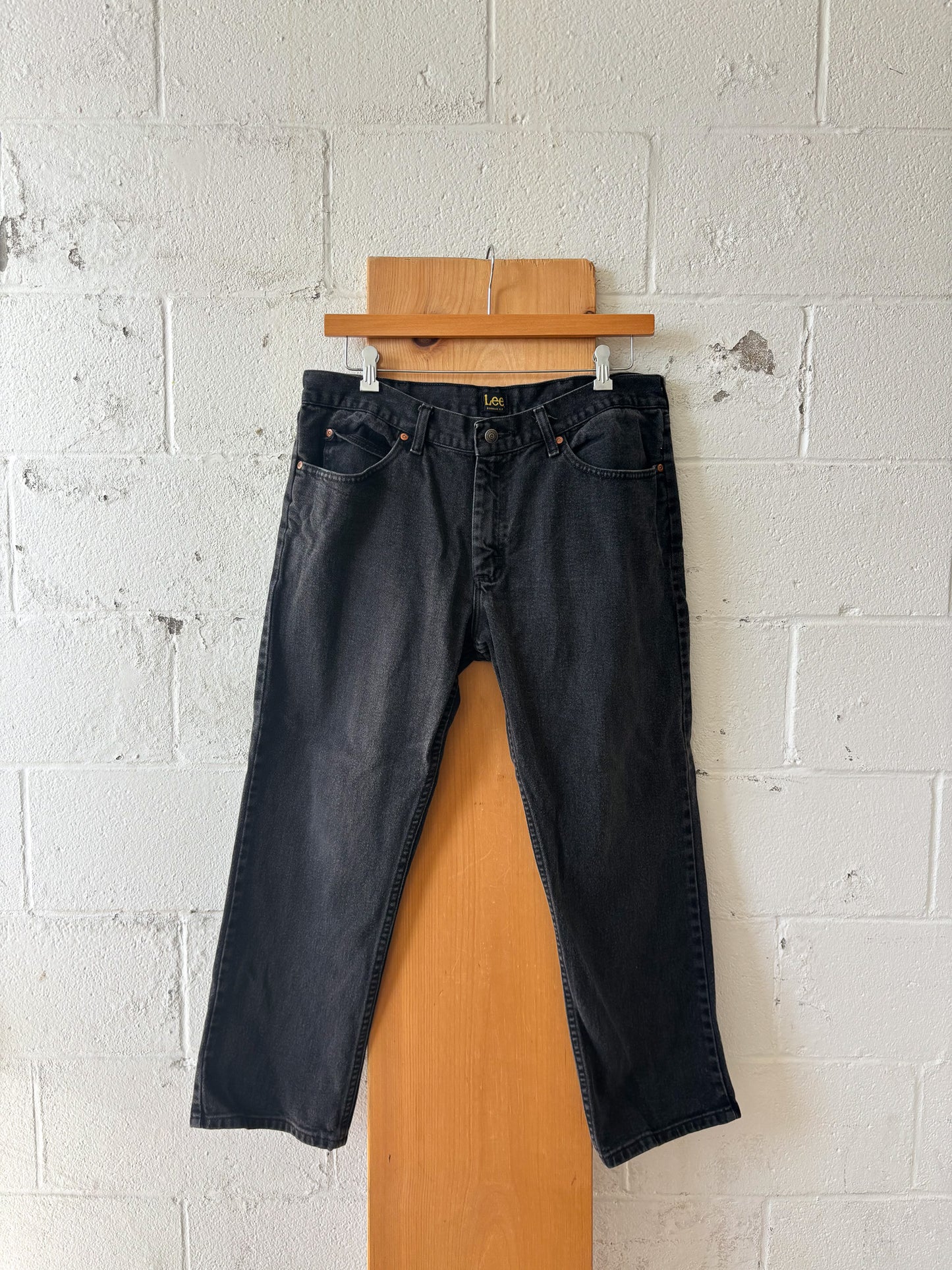 Black Lee Jeans : 37” W