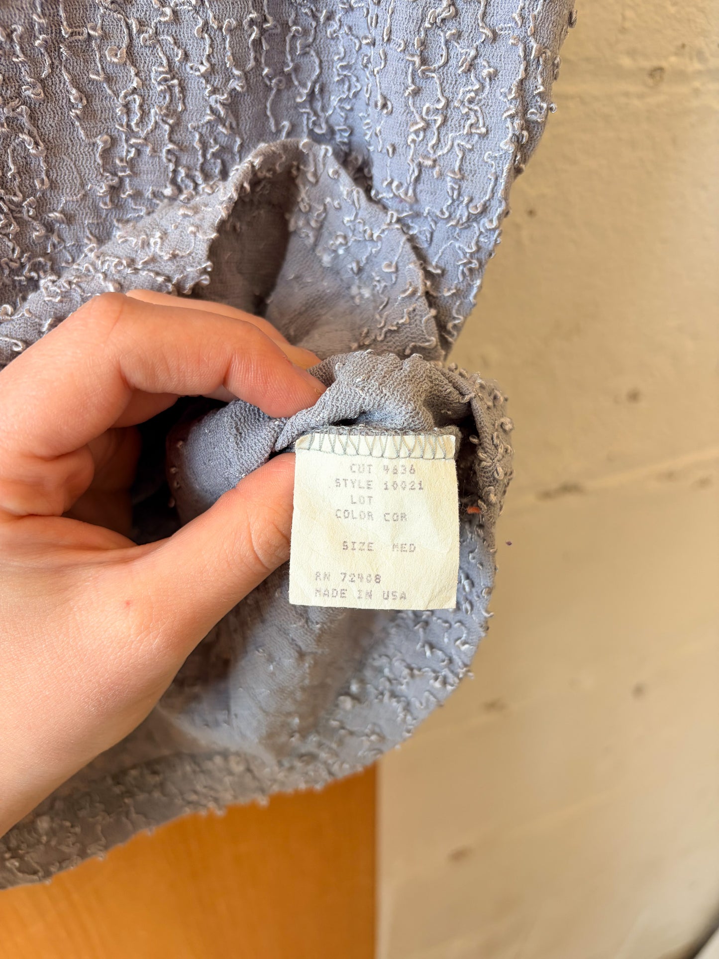 Vtg Textured Lilac Tank : M